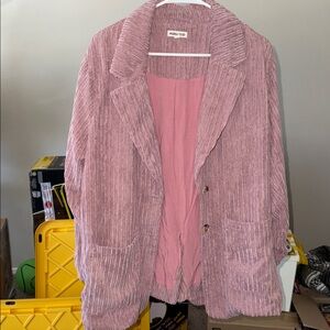 Main Strip Mauve Corduroy Blazer